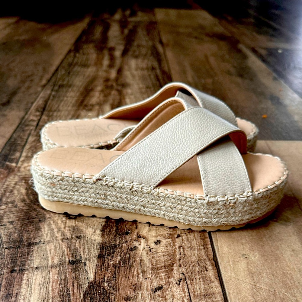 Beach Espadrille Platform Sandals